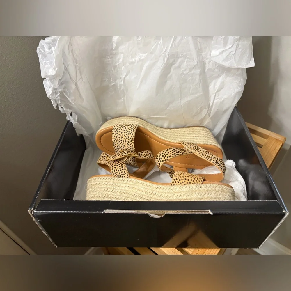 J Crew Wedge Sandals Women’s 6 - Picture 7 of 8